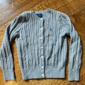 Ralph Lauren grey cardigan